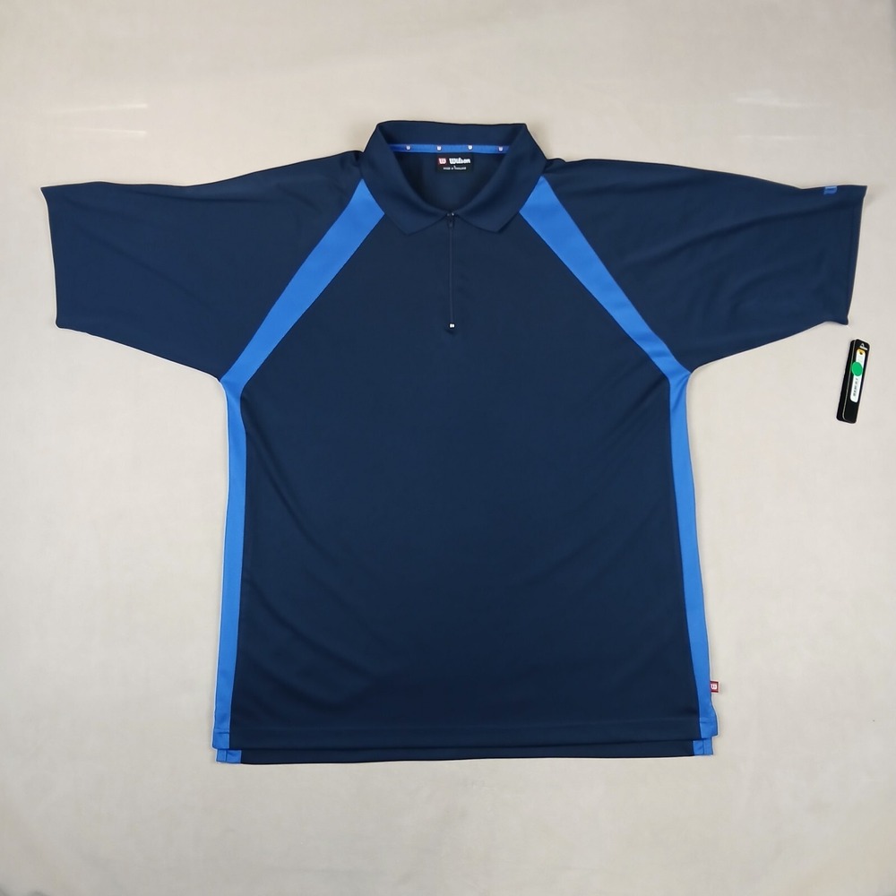 Wilson Hyper Tek Large Mens‎ Shirt Polo Golf Stretch Performance NWT